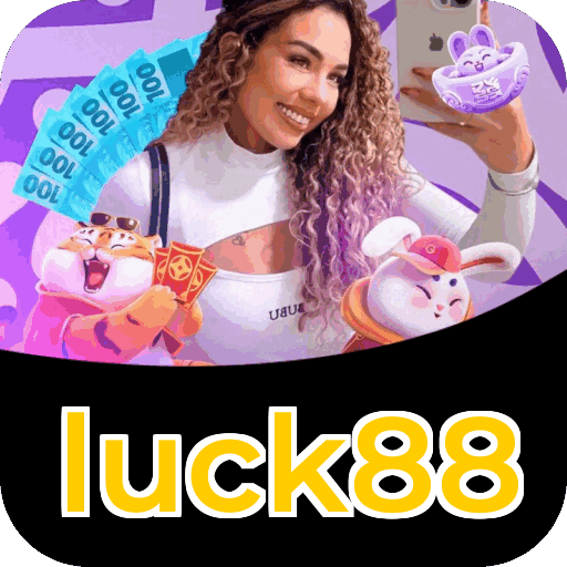 Interface do aplicativo luck88 mostrando jogos disponíveis no iOS e Android